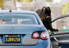a california license plate with the number 3jrq158