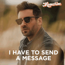 I Have To Send A Message Gale Favreau GIF - I Have To Send A Message Gale Favreau Moonshine GIFs