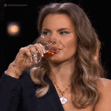 Drinking Michele Romanow GIF