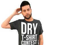 John Crist Dry Tshirt Contest Sticker - John Crist Dry Tshirt Contest Stickers