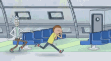 Rick And Morty Running GIF - Rick And Morty Running Weird GIFs