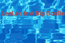 Leelee Is A Big Boolie Big Bully GIF - Leelee Is A Big Boolie Big Bully Water GIFs