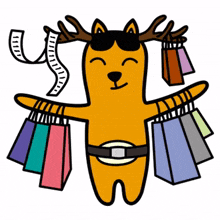animal cute shopping flex buy