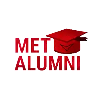 a met alumni logo with a graduation cap