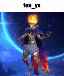 a picture of a video game character with the name ten_yx on the bottom