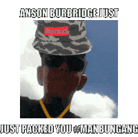 Anson Burbridge Just Just Packed You Sticker - Anson Burbridge Just Just Packed You Man Bungang Stickers