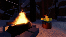 Roblox Fire GIF - Roblox Fire Forest GIFs
