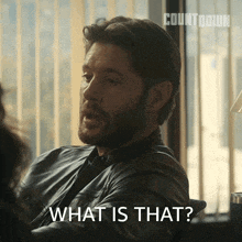 a man with a beard says what is that