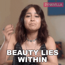 Beauty Lies Within Shweta Tripathi GIF - Beauty Lies Within Shweta Tripathi Pinkvilla GIFs