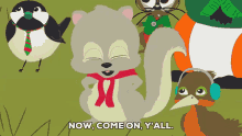 South Park Woodland Critter GIF - South Park Woodland Critter Cmon Yall GIFs