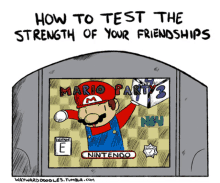 mario friends friendship mario day how to test