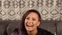 Fake Laugh Demi Lovato GIF - Fake Laugh Demi Lovato Flip Off GIFs