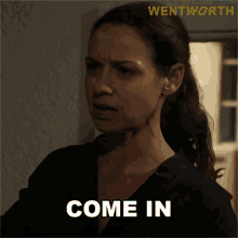 Come In Vera Bennett GIF - Come In Vera Bennett Wentworth GIFs