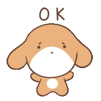 Puppy Brown Sticker - Puppy Brown Ok Stickers