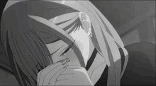 anime girl crying sad