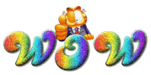 Wow Rainbow GIF - Wow Rainbow Garfield GIFs