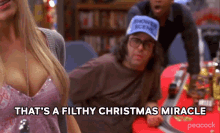 Thats A Filthy Christmas Miracle Frank Rossitano GIF - Thats A Filthy Christmas Miracle Frank Rossitano 30rock GIFs