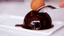 Chocolate Dessert GIF - Chocolate Dessert Lavacake GIFs