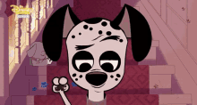 a dalmatian cartoon character from disney premier