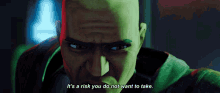 Star Wars Captain Rex GIF - Star Wars Captain Rex Its A Risk You Do Not Want To Take GIFs