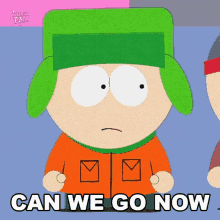 Can We Go Now Kyle Broflovski GIF - Can We Go Now Kyle Broflovski South Park GIFs