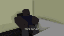 Feet Sliding Roblox GIF - Feet Sliding Roblox Animating GIFs