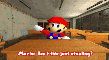 Smg4 Mario GIF - Smg4 Mario Isnt This Just Stealing GIFs