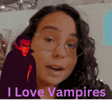 I Love Vampires Vic Is Cool GIF - I Love Vampires Vic Is Cool Bat El GIFs