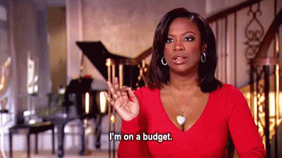 I'M On A Budget GIF - Real Housewives Atlanta Kandi Burruss GIFs. AI and personalization.