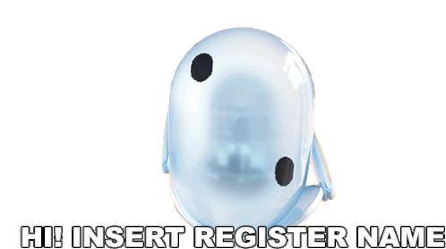 Hi Insert Register Name Rons Gone Wrong Sticker - Hi Insert Register Name Rons Gone Wrong Hello Put Your Desire Name Stickers