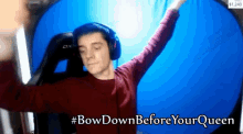 Crank Gameplays Bow Down Before Your Queen GIF - Crank Gameplays Bow Down Before Your Queen GIFs