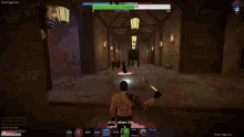 a screenshot of a video game with the player 's name written on the bottom