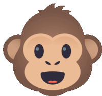 Monkey Face Nature Sticker - Monkey Face Nature Joypixels Stickers