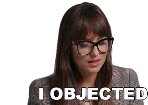 I Objected Nina Sticker - I Objected Nina Dakota Johnson Stickers