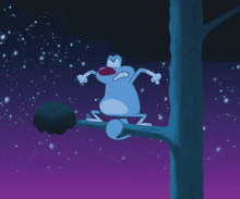 Oggy Oggy And The Cockroaches GIF - Oggy Oggy And The Cockroaches Jump GIFs