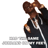Had The Same Jordans On My Feet Roddy Ricch Sticker - Had The Same Jordans On My Feet Roddy Ricch Baby Boy Song Stickers