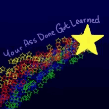 Star Got Learned GIF - Star Got Learned Rainbow GIFs