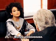 Parks And Rec Monalisa GIF - Parks And Rec Monalisa Money Please GIFs