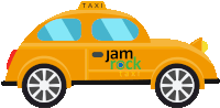 Jamrock Taxi Sticker - Jamrock Taxi Taxi Driver Stickers