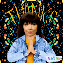Bjork Björk GIF - Bjork Björk Thanks GIFs