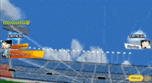 a soccer player is running on a field with the words critical on the screen