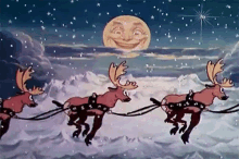Christmas Eve Reindeer GIF