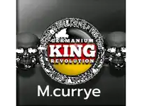 a germanium king revolution logo with skulls