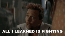 All I Learned Is Fighting Mickey GIF