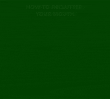 a drawing of a person 's mouth with the words " how to declutter your mouth " above it