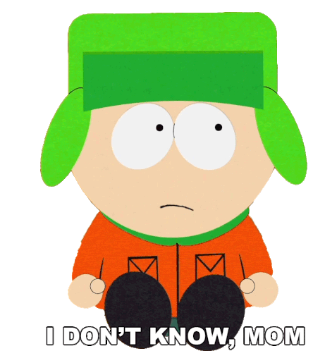 I Dont Know Mom Kyle Broflovski Sticker - I Dont Know Mom Kyle Broflovski South Park Stickers