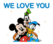 We Love You Mickey Mouse GIF - We Love You Mickey Mouse Smiling GIFs