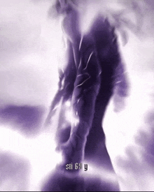a purple background with the words sti 69 y