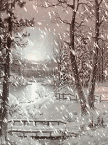 Snow Snowfall GIF
