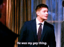 Bidean Gay Thing GIF - Bidean Gay Thing Jensen Ackles GIFs